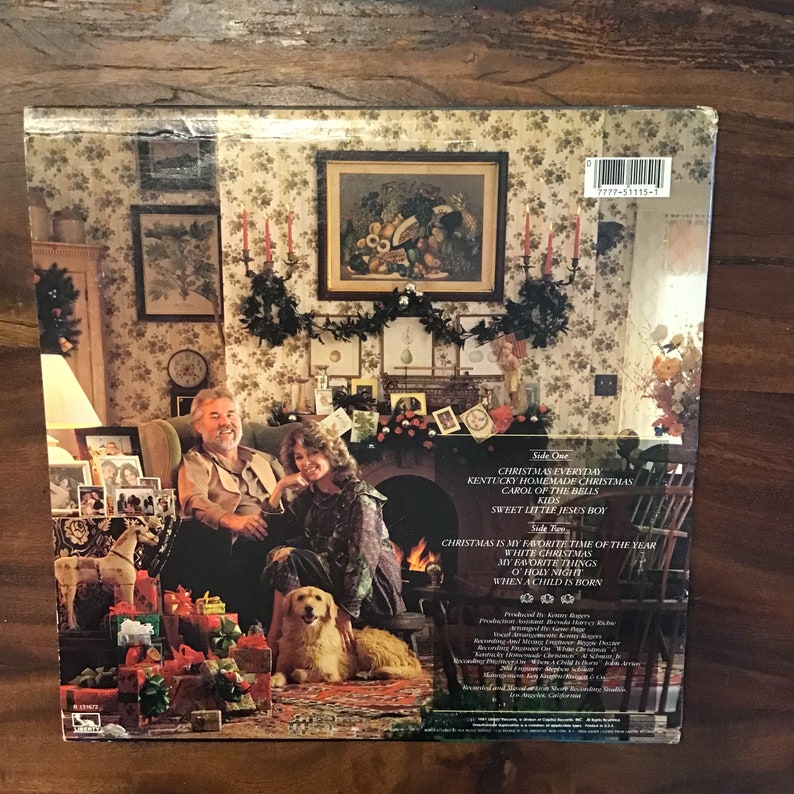 Kenny Rogers Vinyl Album 1981 Christmas Etsy