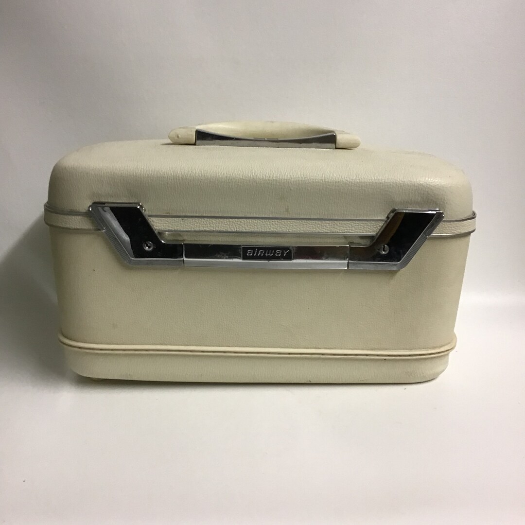 Vintage Airway Hard Shell Train Case Etsy