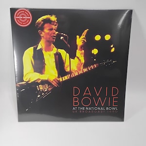 David Bowie Factory Sealed Vinyl Album 1990 At The National Bowl U.K. Broadcast