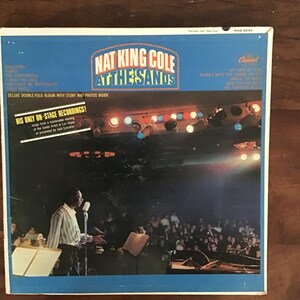 Nat King Cole Vinyl Album At The Sands