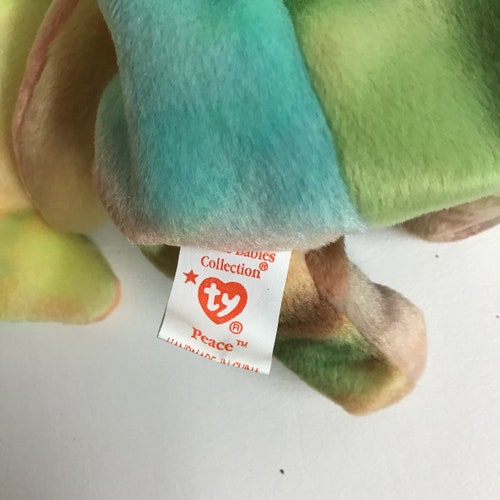 Vintage Beanie Baby Collection Peace shops