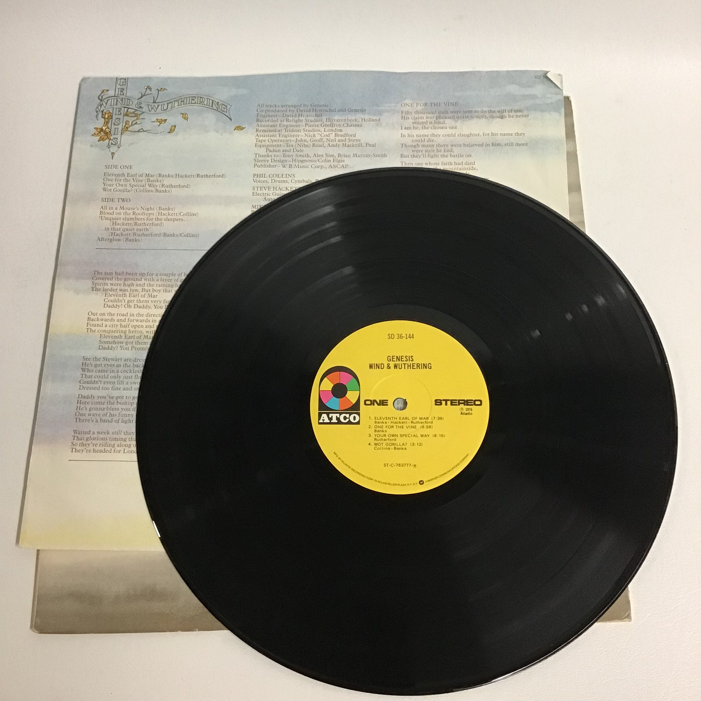 Genesis Vinyl Album Wind & Wuthering - Etsy