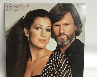 Kris Kristofferson and Rita Coolidge Vinyl Album 1978 Natural Act