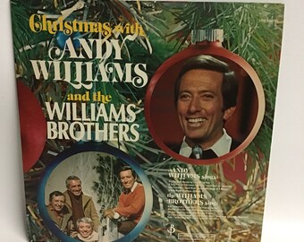 Andy Williams and Williams Brothers Vinyl Album Christmas With
