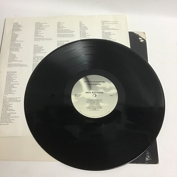 Charlie Sexton Vinyl Album Pictures for Pleasure - Etsy