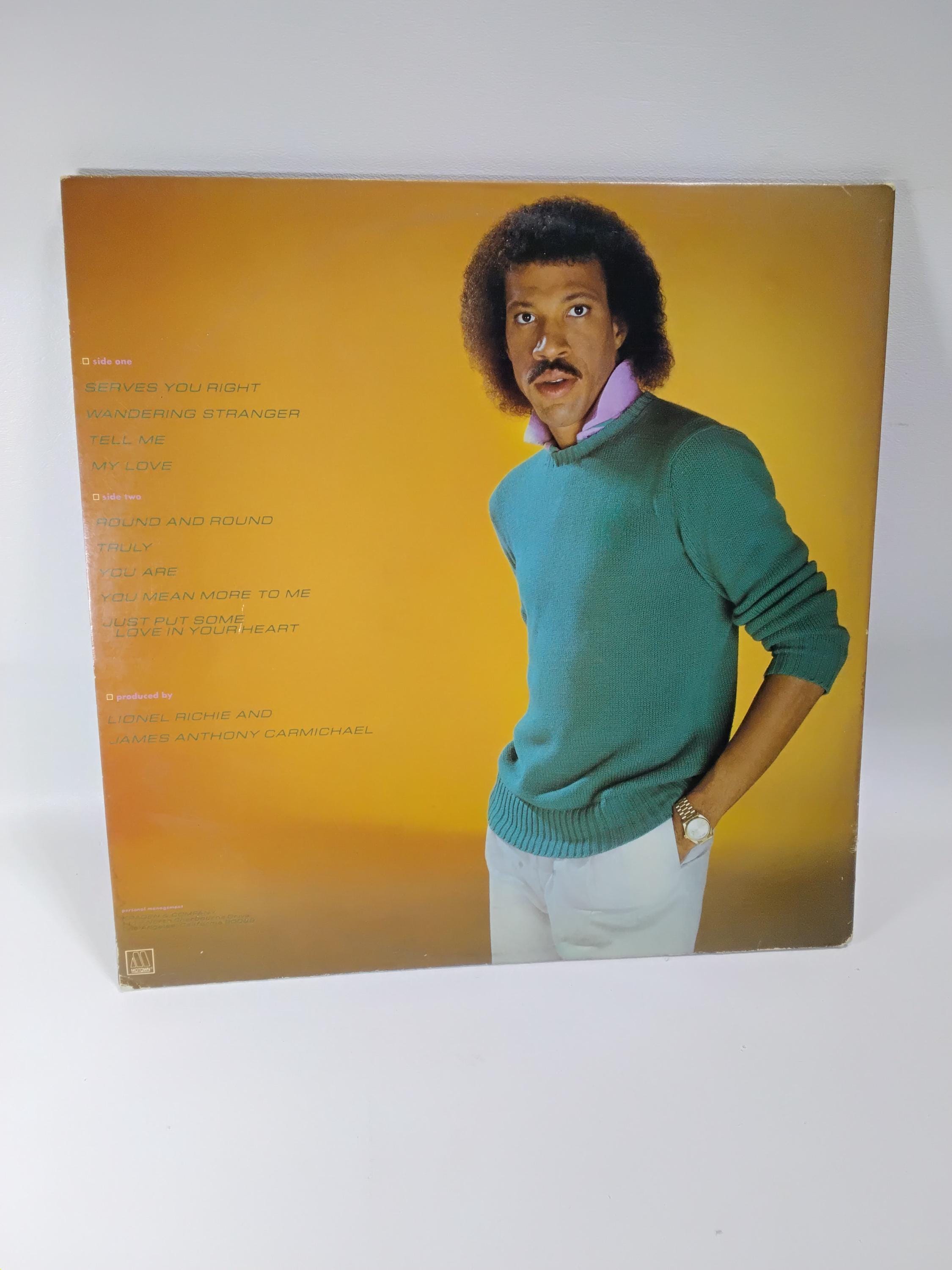 Lionel Richie Debut Solo Vinyl Album 1982 Lionel Richie - Etsy