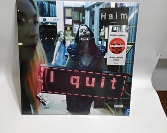 HAIM Factory Sealed Vinyl Album I Quit