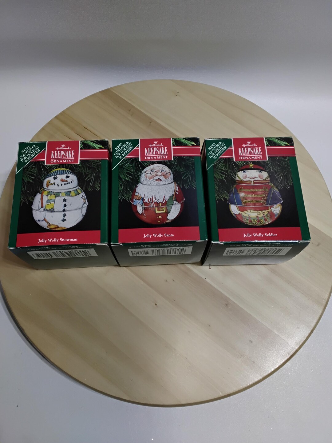 Hallmark Keepsake Ornament Pressed Tin Series Holiday Containers - Etsy