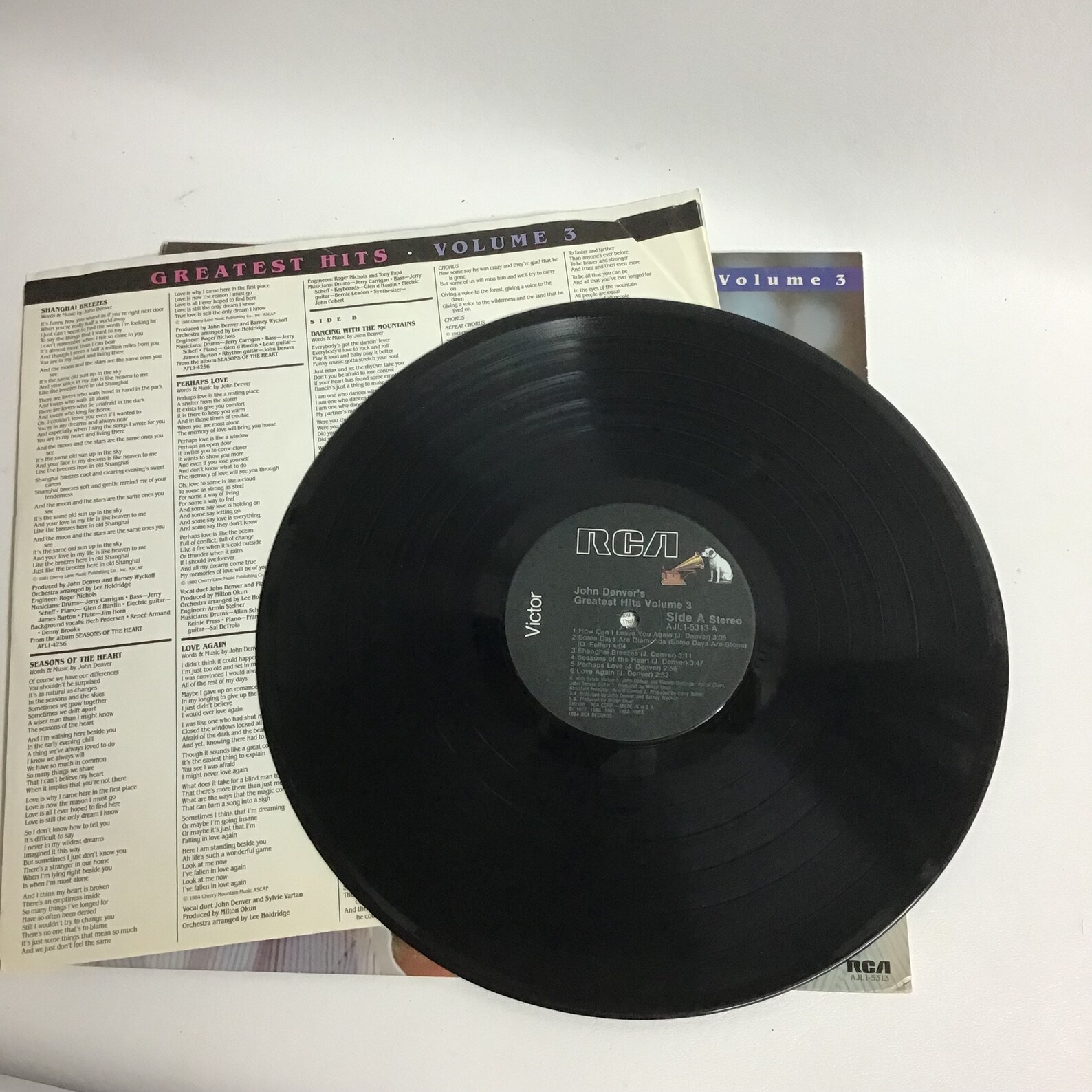 John Denver Vinyl Album Greatest Hits Volume 3 Etsy