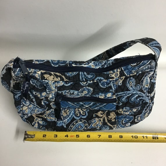 Vera Bradley Windsor Navy Paisley Shoulder Bag - image 6