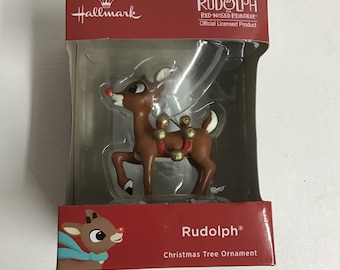 Rudolph The Red-Nosed Reindeer Christmas Tree Ornament- Rudolph