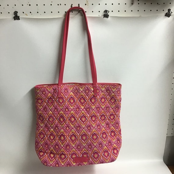 Vera Bradley Large Shoulder Tote Clementine