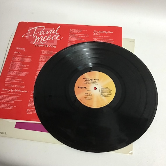 David Meece Vinyl Album 1983 Count the Cost - Etsy