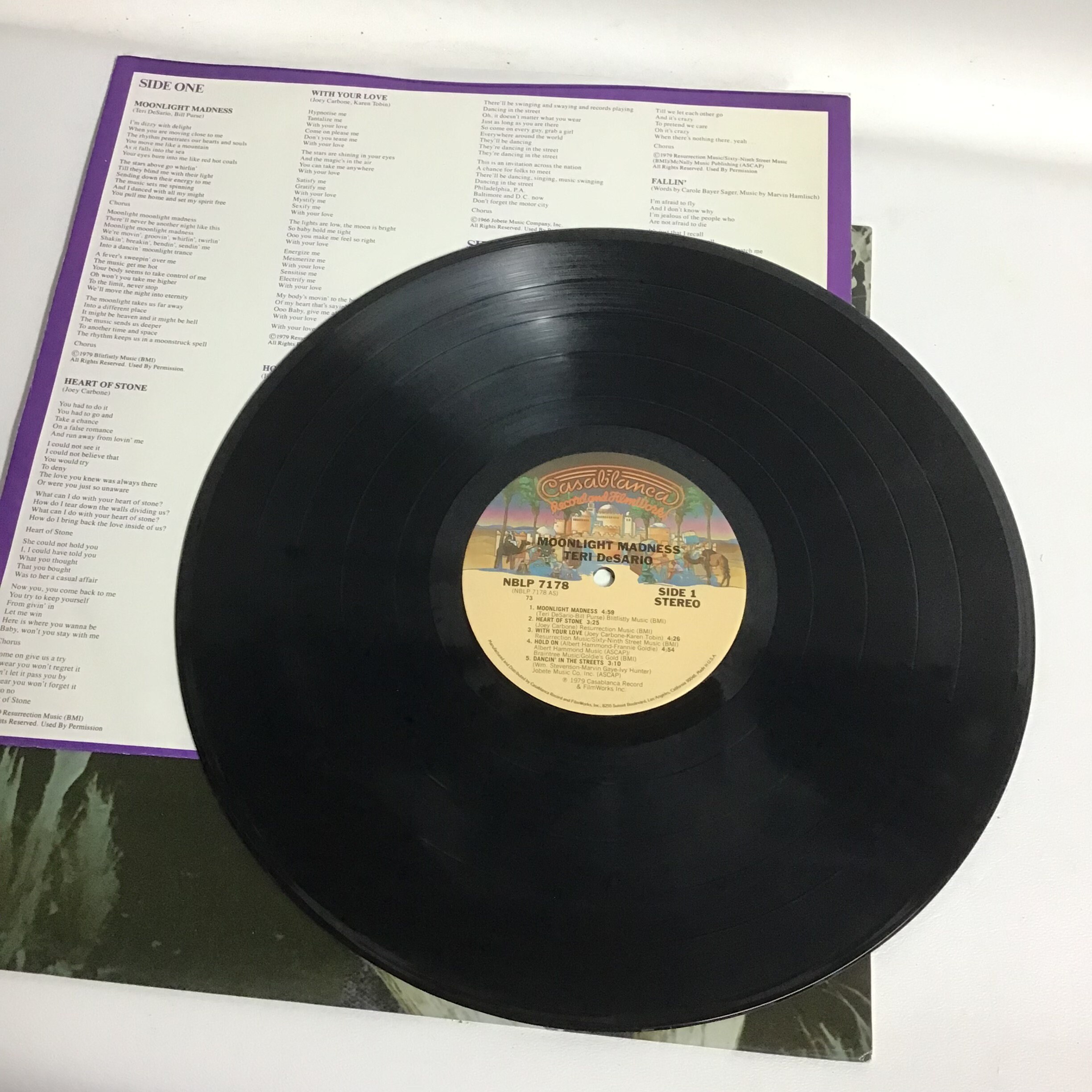 Teri Desario Vinyl Album Moonlight Madness - Etsy