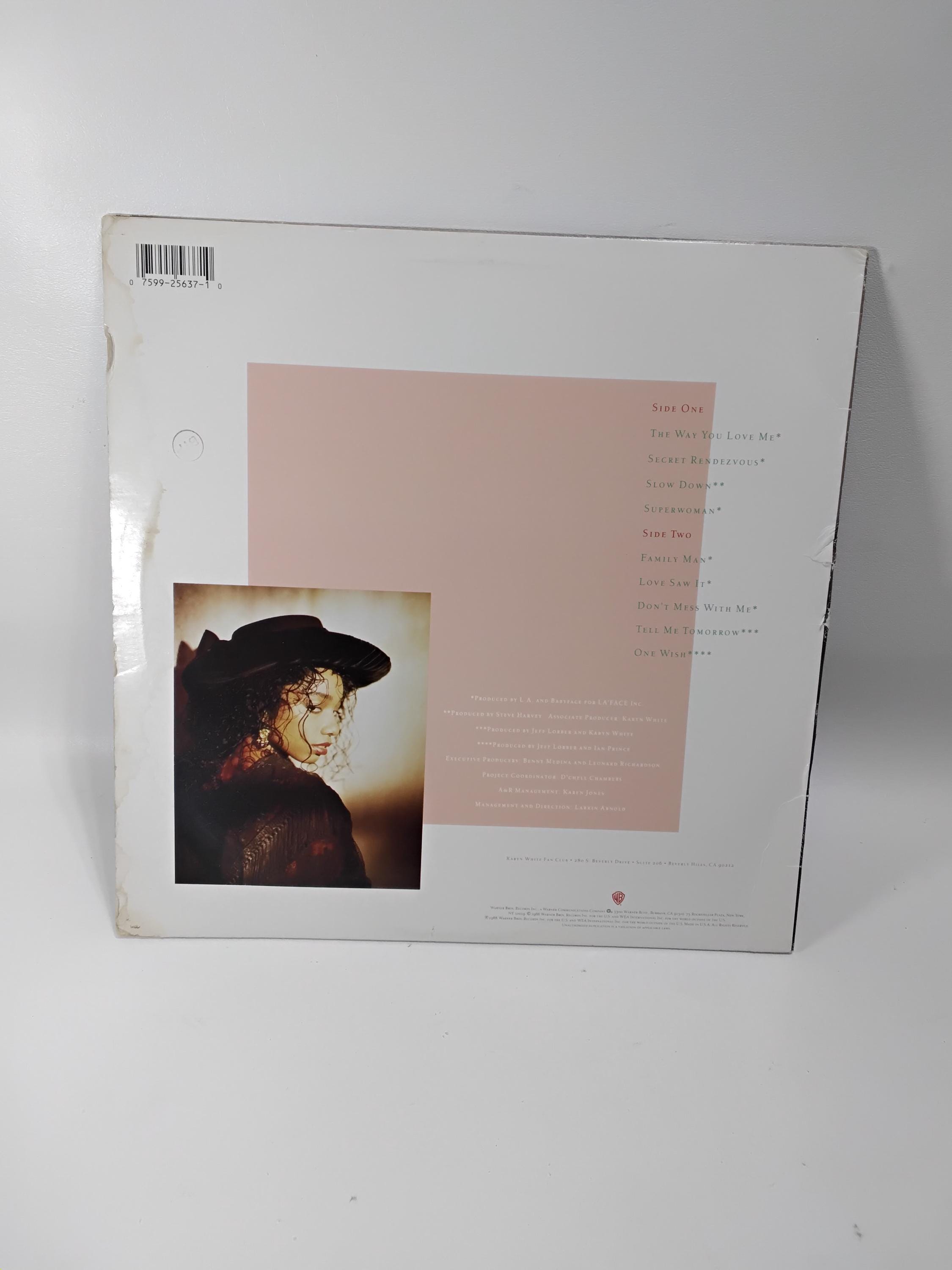 Karyn White Debut Vinyl Album 1988 Karyn White - Etsy