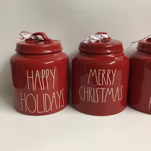 Christmas Cookie Jar Etsy