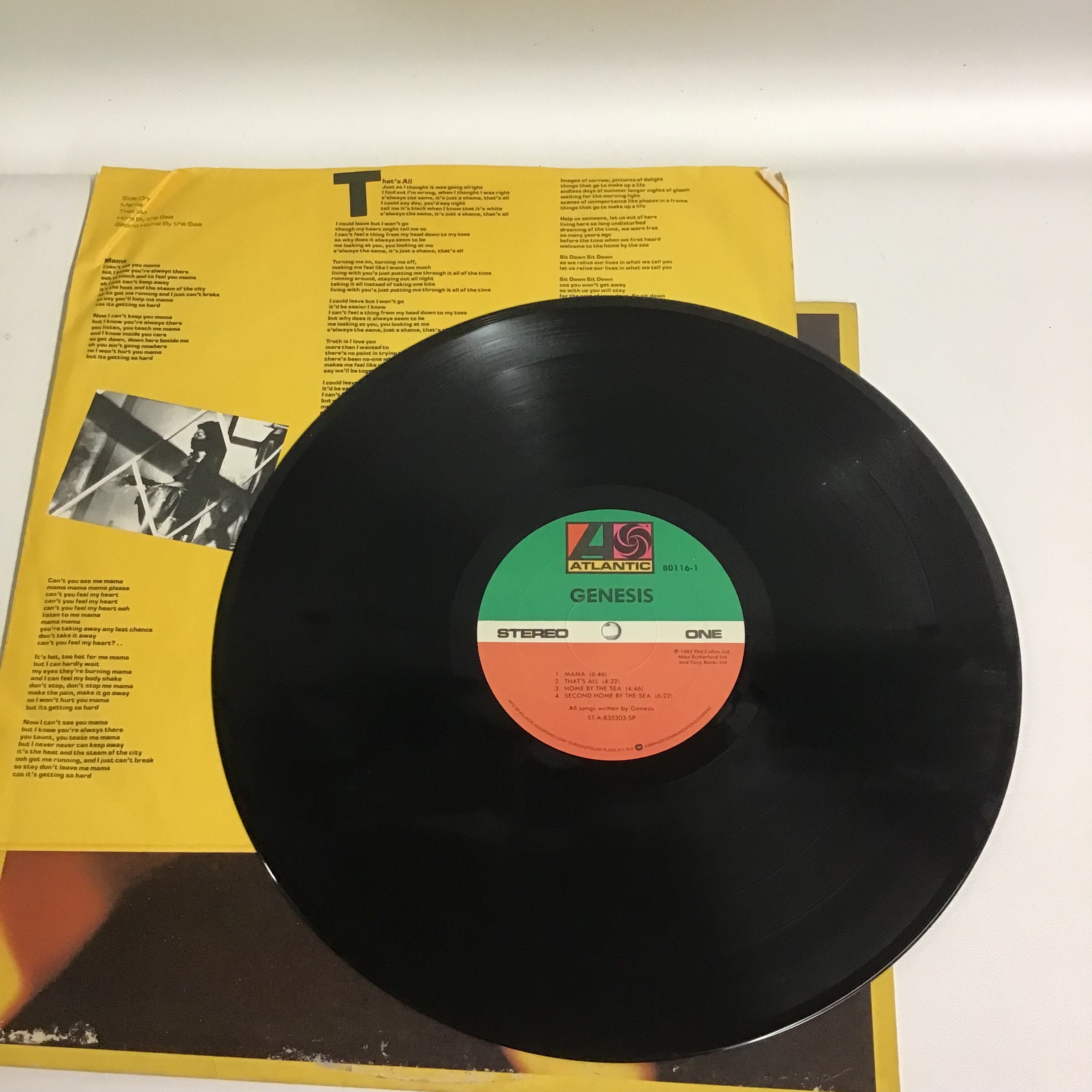 Genesis Vinyl Album Self Titled Album - Etsy