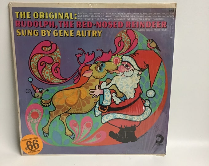 Original Rudolph the Red-nosed Reindeer Vinyl Album Gene Autry - Etsy