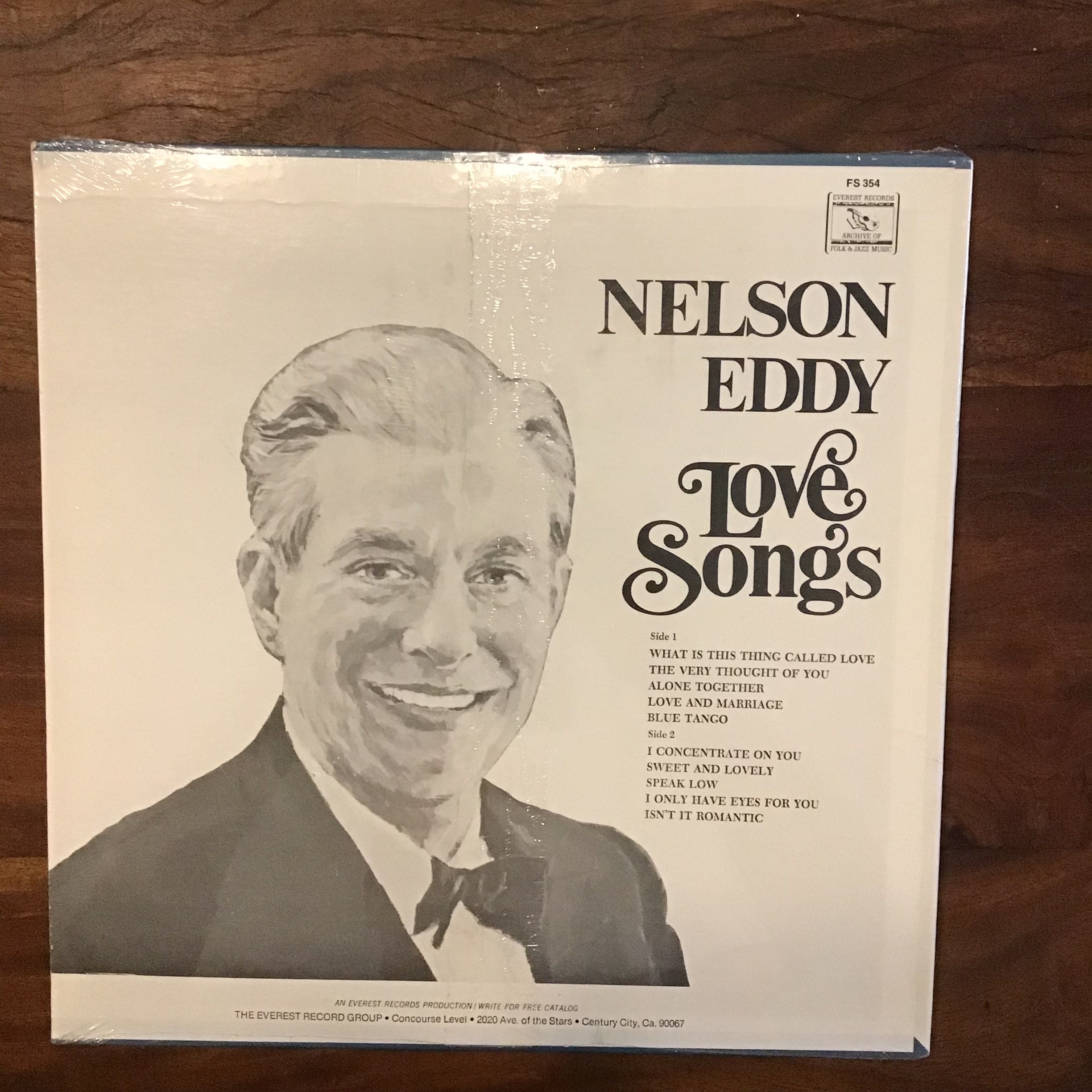Nelson Eddy Vinyl Album Factory Sealed Love Songs Album - Etsy
