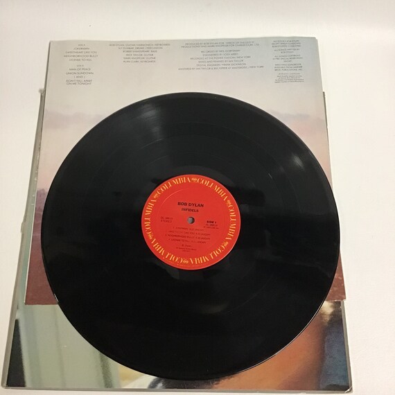 Bob Dylan Vinyl Album Infidels - Etsy