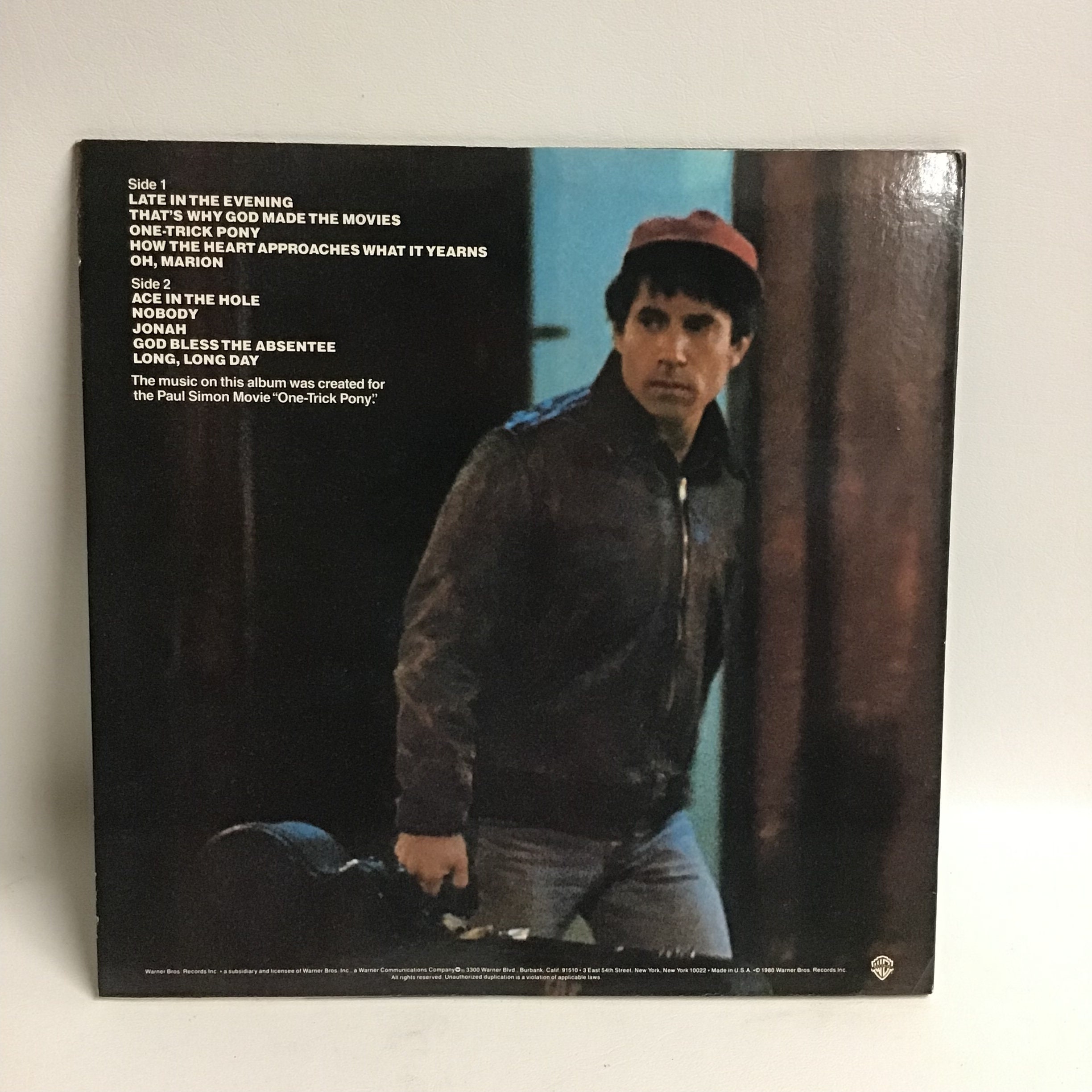 Paul Simon Vinyl Album One Trick Pony - Etsy