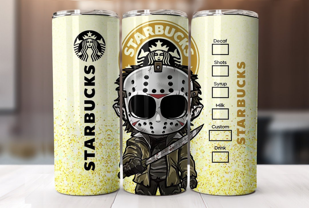 Starbucks Halloween Tumbler Design, 20 Oz Skinny Tumbler Design