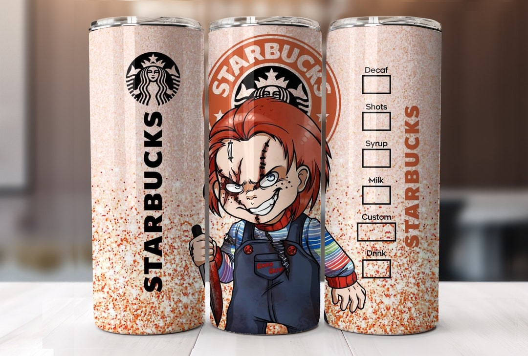 Starbucks Halloween Tumbler Design, 20 Oz Skinny Tumbler Design