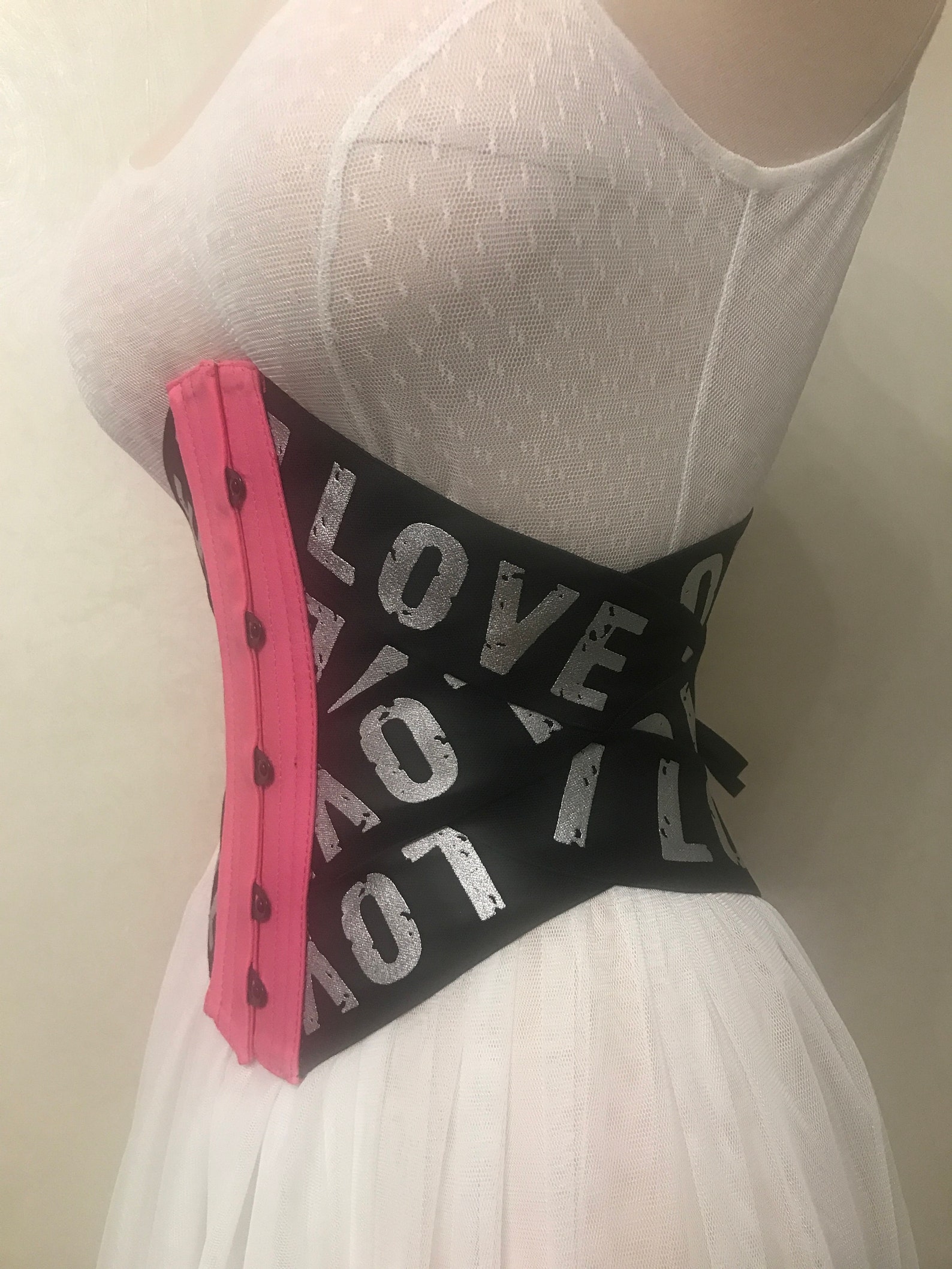 Love Belt corset Elastic corset Waist corset Slimming corset Etsy