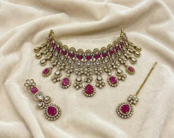 unique necklace victoiran necklace indian jewellery