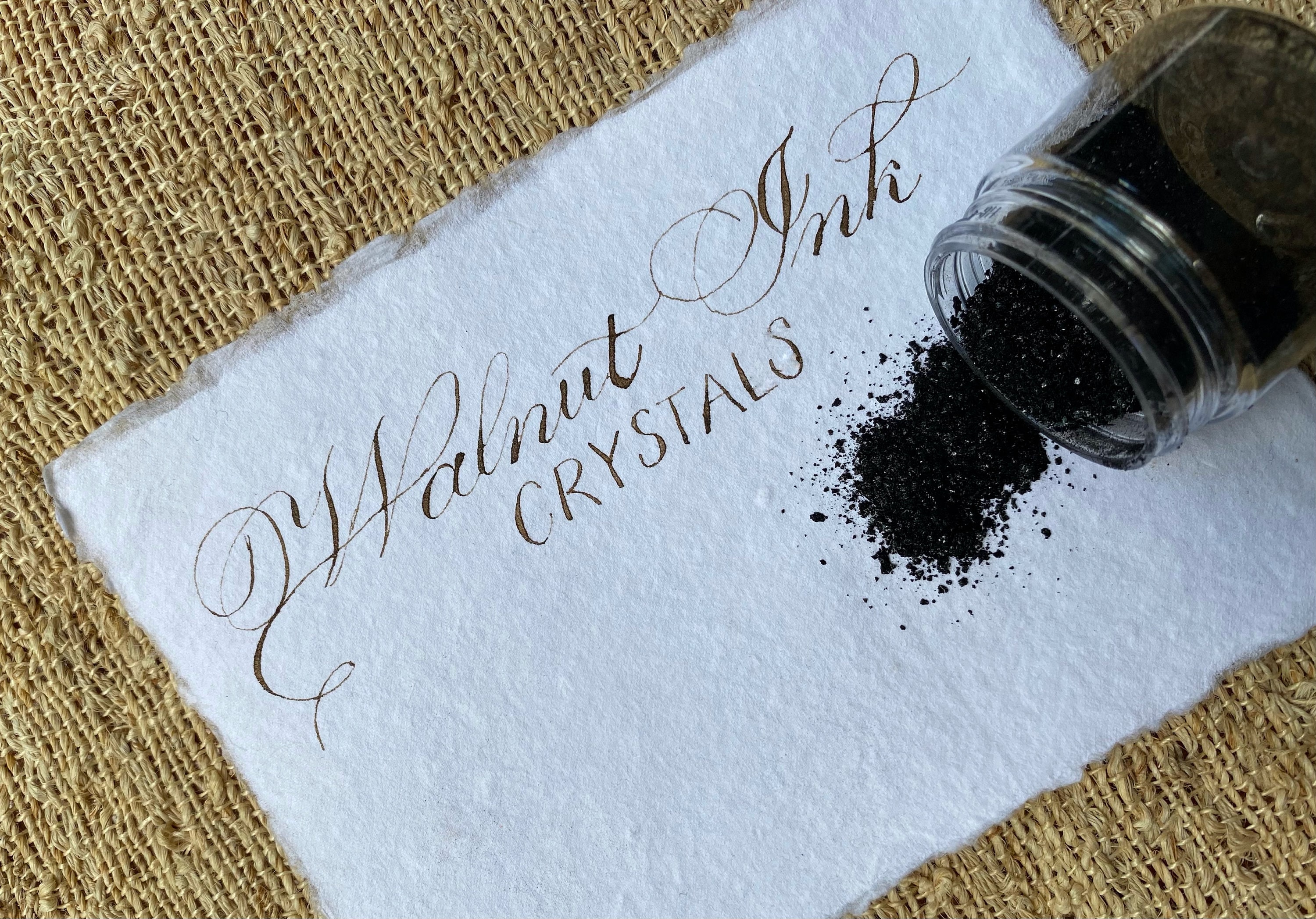 Walnut Ink Crystal Sample