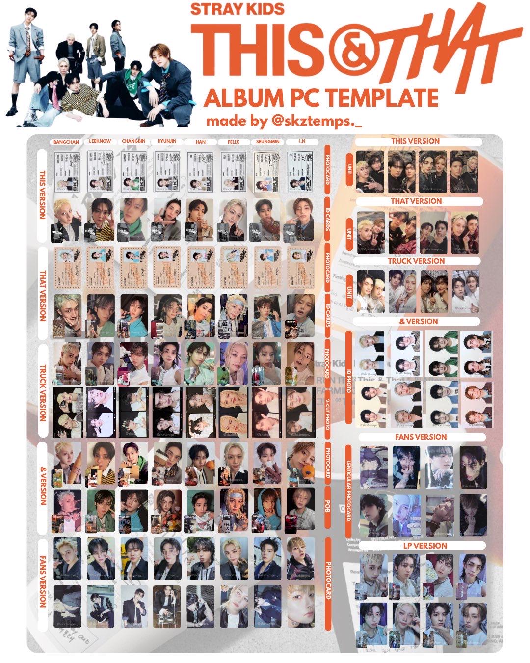 Stray Kids This and That Album Photo Cards Official - Etsy