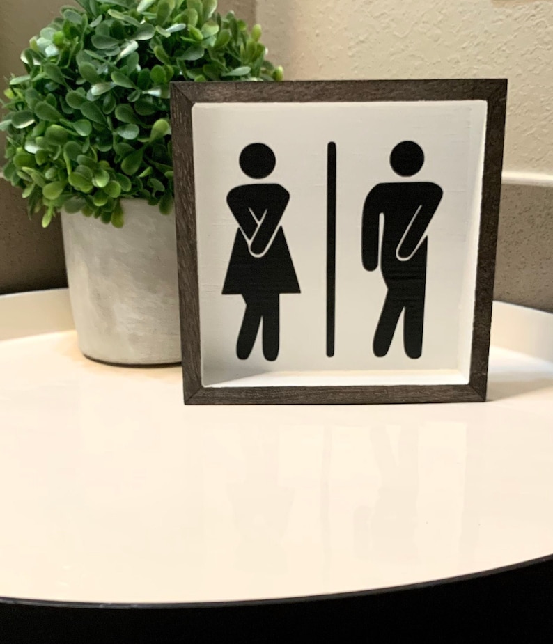 Bathroom Sign Stick Figure