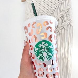 Cheetah Starbucks Cup, Leopard Starbucks Reusable Cold Cup, Starbucks Tumbler