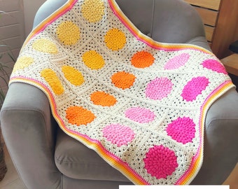 Granny square pattern, granny square blanket crochet pattern, granny square baby blanket, crochet baby pattern, crochet blanket all sizes