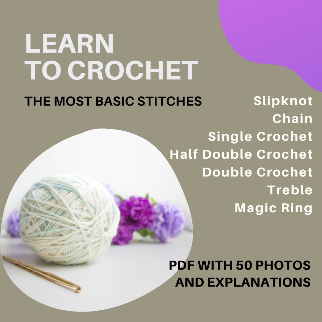 Crochet Book For Beginners: EZ Beginner's Guide to Crochet ( LARGE PRINT)