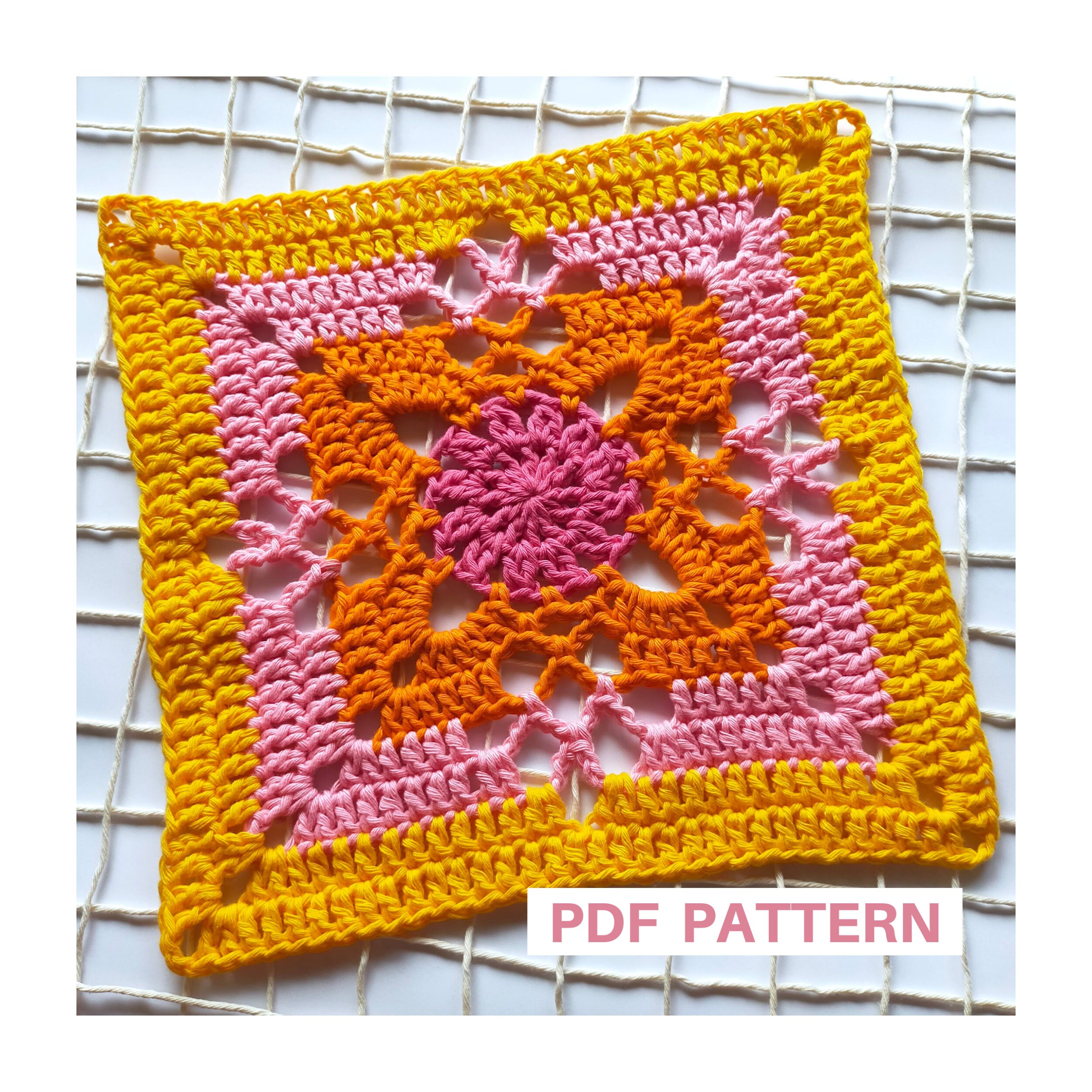Large granny square pattern hot sale