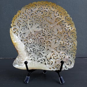 carved mother of pearl dragonfly,south sea pearl shell,real and natural sea shell