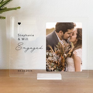 Engagement Gifts for Couple • Newly Engaged Gifts for Couple • Engagement Frame • Gift for the Home • Wedding • EP01