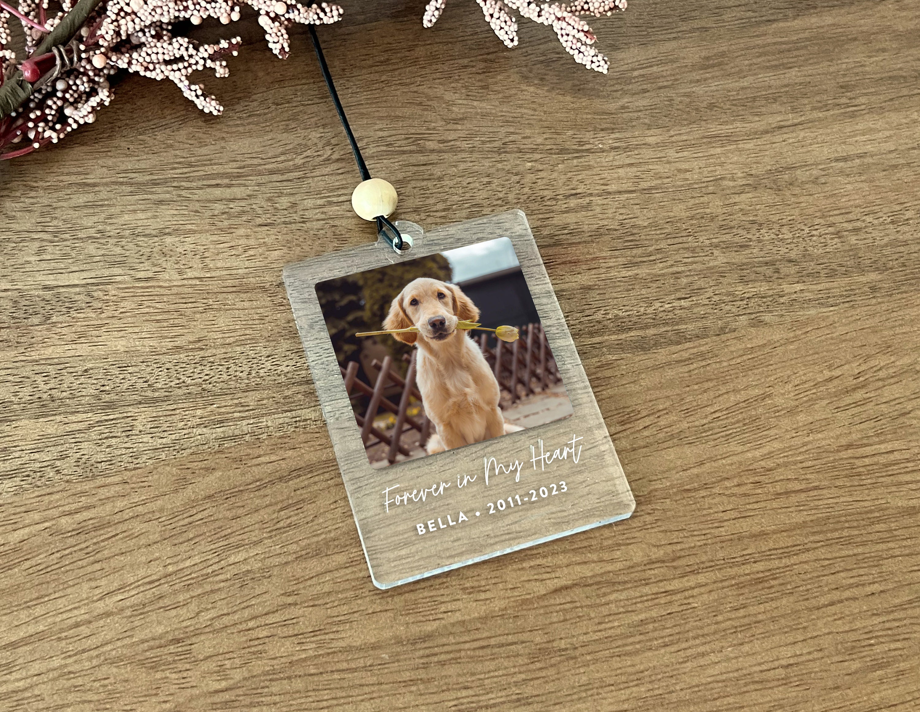 🎁Buy 2 FREE SHIPPING🎁Personalized Photo Ornament, Custom Ornament, Drive Safe, Friendship Best Friends, Couples Gift for Her/Him