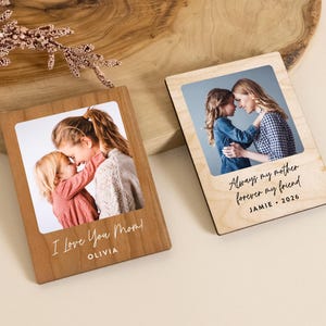 Personlig mors dag-fotomagnet | Anpassad mammapresent | Present till mamma