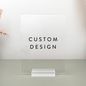 This is a customizable acrylic photo plaque designed for personalized creations. High-quality clear acrylic with a smooth, polished finish. Ideal for pet memorials, family photos, motivational quotes, business signage, or special gifts.