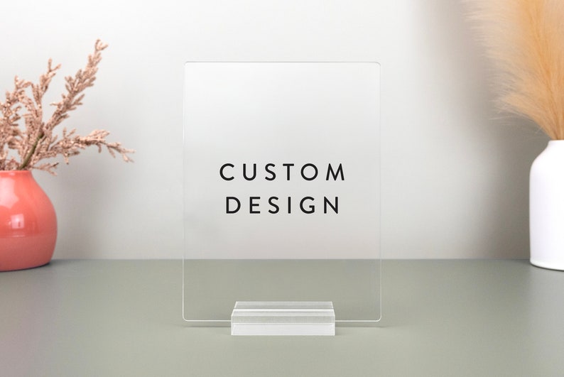 This is a customizable acrylic photo plaque designed for personalized creations. High-quality clear acrylic with a smooth, polished finish. Ideal for pet memorials, family photos, motivational quotes, business signage, or special gifts.