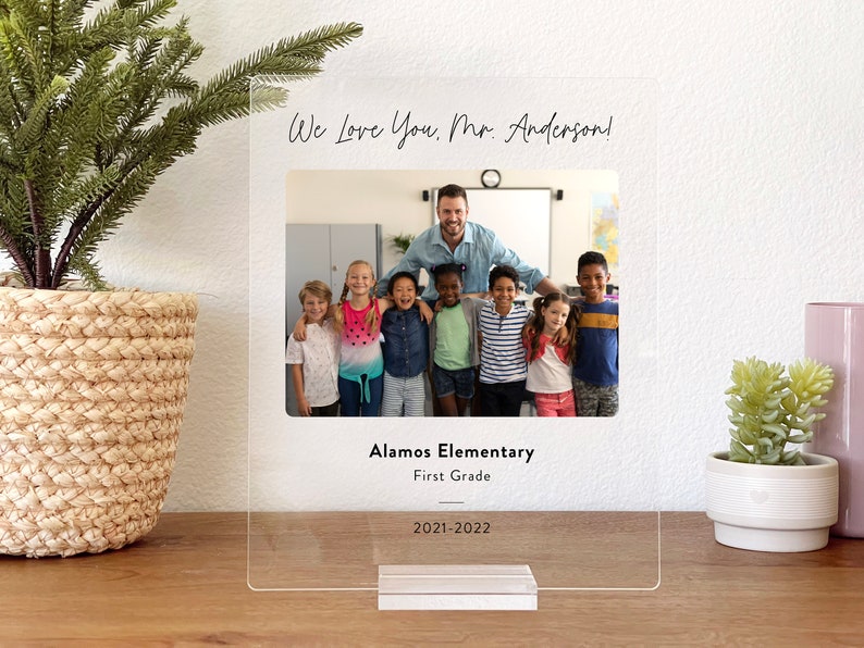 Personalized Teacher Plaque Teacher Appreciation Week Gift Gift for Teacher Personalized Gift from Students Gift from Class TAP01 Style B