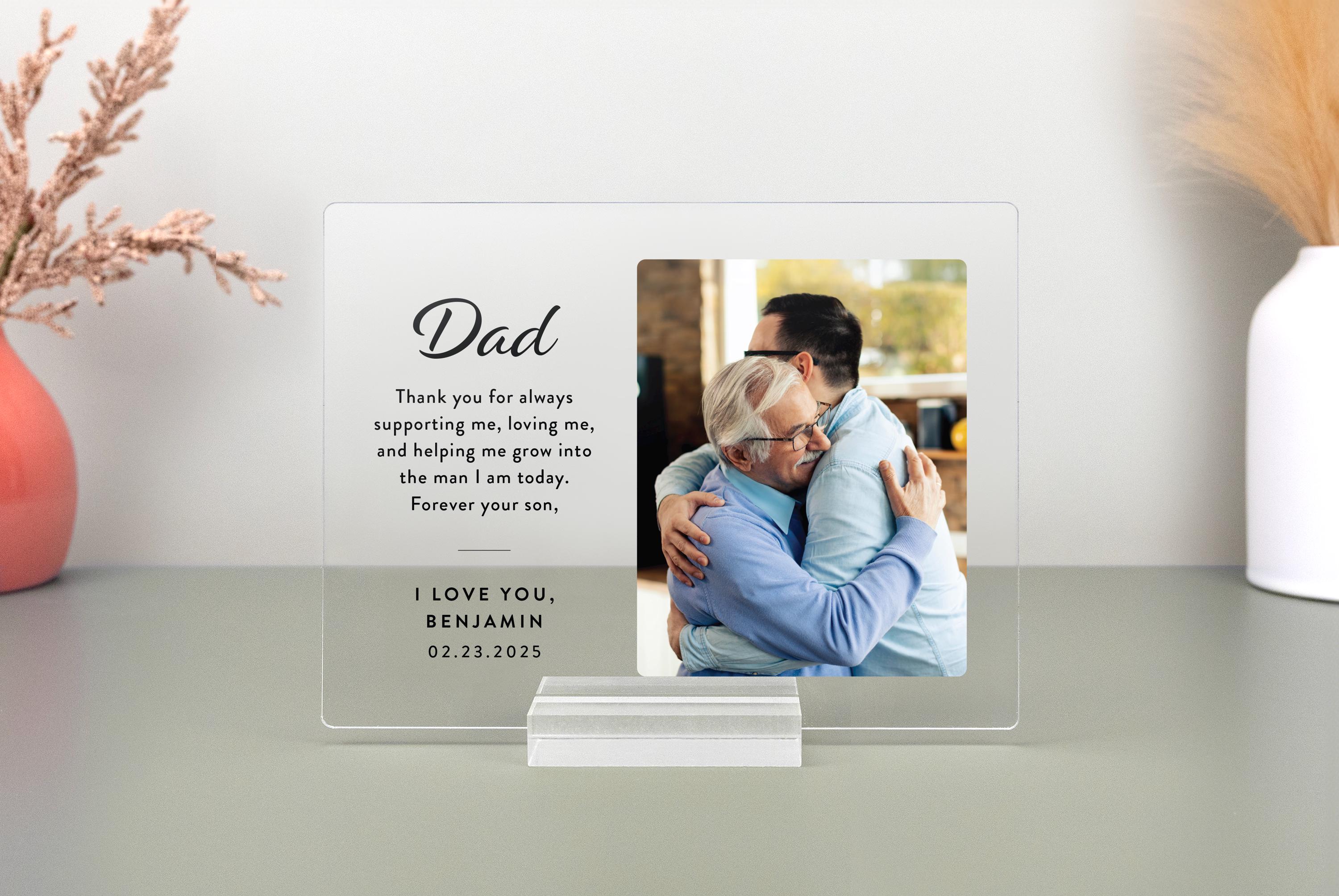Father of the Groom Gift from Son, Wedding GIfts for Father of the Groom, Thank you gift for from son, Groom to Dad Gift, FGP01