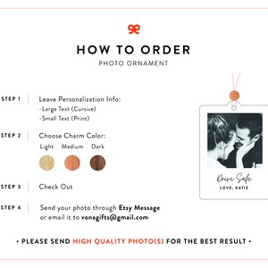 Personalized Photo Ornament Custom Ornament Drive Safe Friendship Best ...