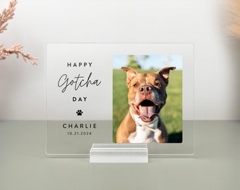 Gepersonaliseerde huisdieradoptieplaat: Happy Gotcha Day-cadeau