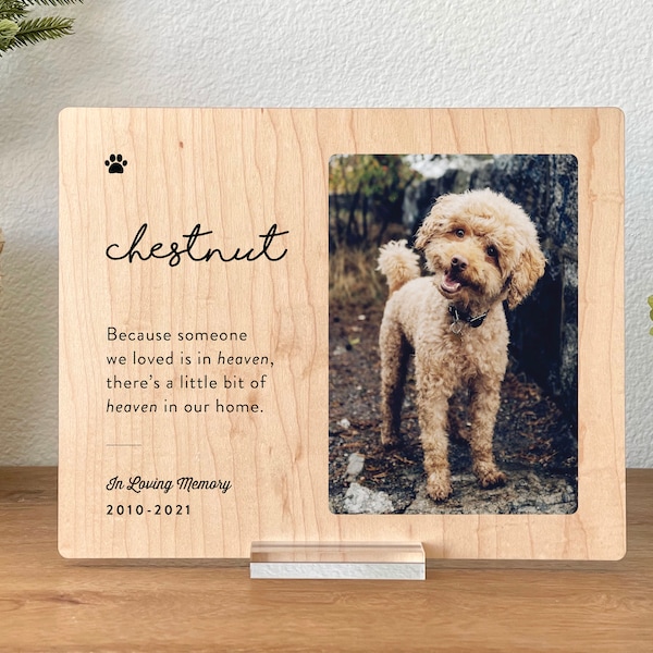 Pet Memorial Gift • Pet Loss Gift • Cat Loss Gift • Dog Loss Gift • Pet Bereavement Gift • Pet Sympathy Gift • Wood Plaque Christmas • PMP01