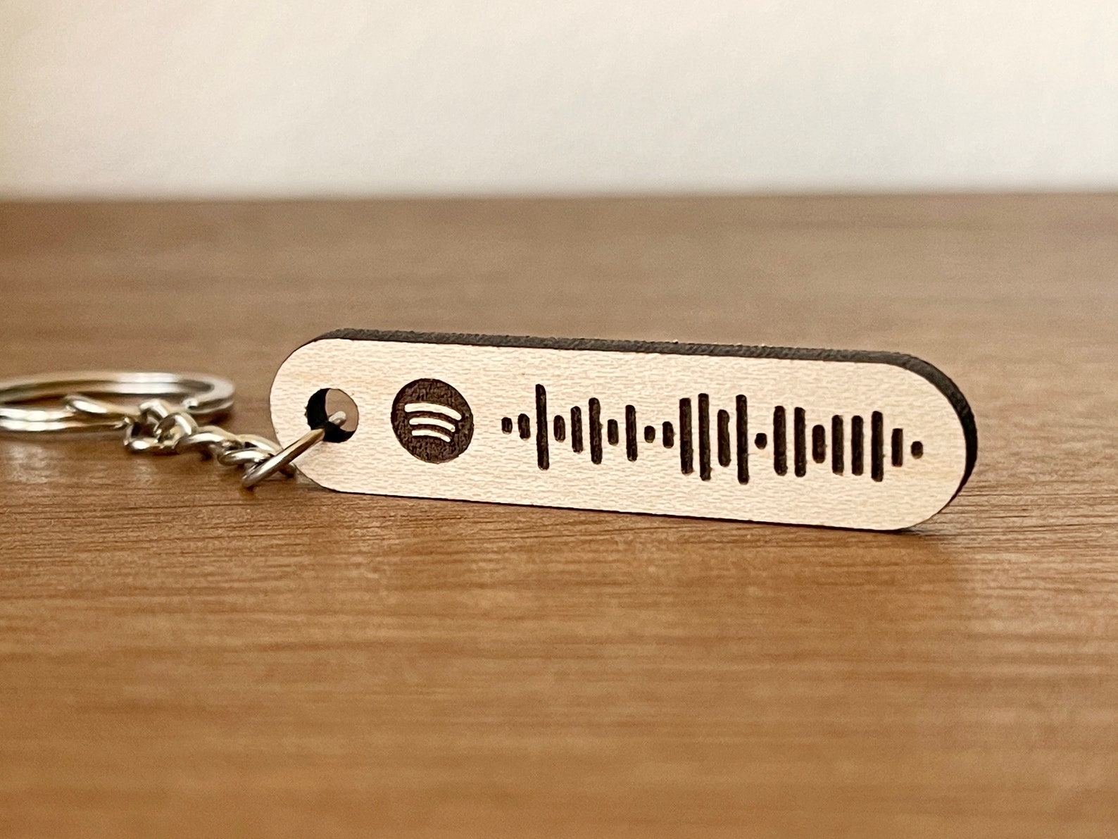 Custom Spotify Keychain Favorite Song Keychain Spotify Etsy