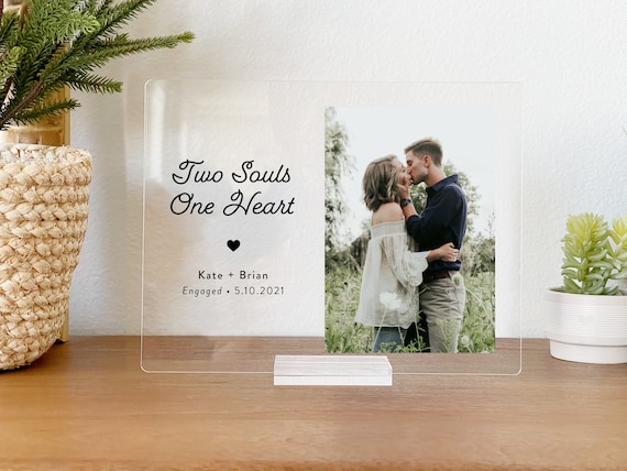 Personalized Desktop - Puzzle Acrylic Plaque - Gifts For Couple - The day I  met you (36391) Wedding Gifts 