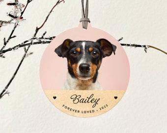 Pet Memorial Ornament • Pet Memorial Gift • Pet Loss Gift • Pet Bereavement Gift • Pet Sympathy Gift • • Wood Ornament • PMO01
